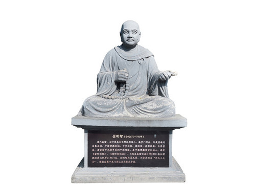 龍門石窟唐代高僧雕像