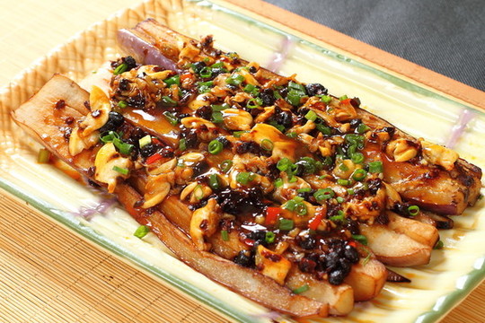 豆豉蒸茄子