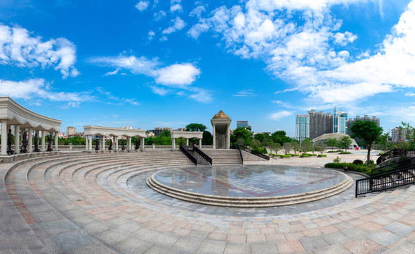 沙井中心公園全景圖