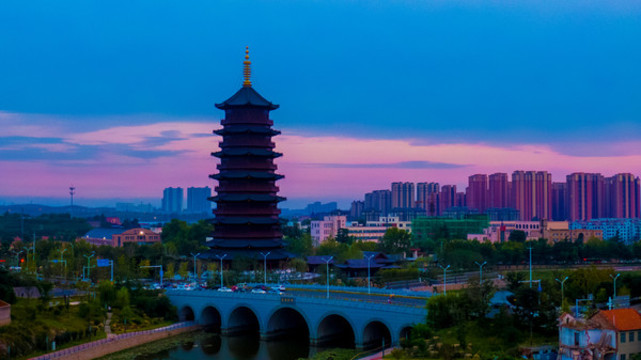 即墨夜景
