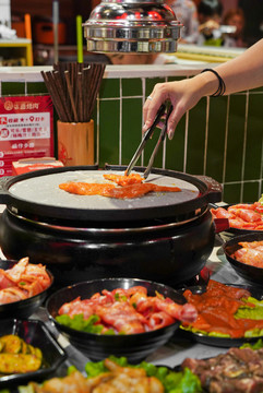 韓式烤肉日式燒肉燒烤五花肉牛肉
