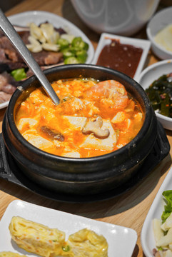 韓國料理海鮮豆腐湯