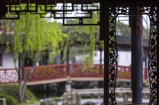 蘇州園林同里古鎮(zhèn)古建筑