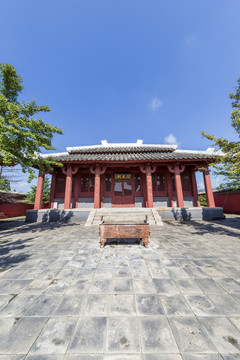 北京市平谷區(qū)軒轅廟三皇殿外景
