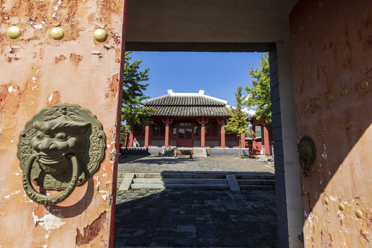 北京市平谷區(qū)軒轅廟三皇殿外景