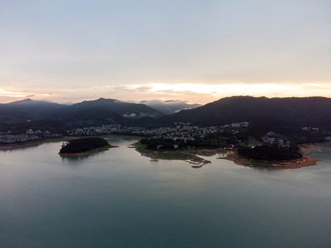 湖泊攝影圖