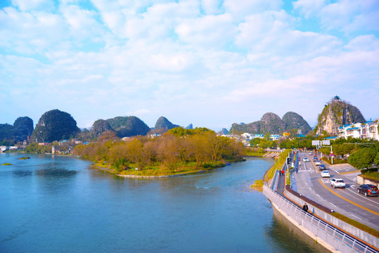 桂林虞山公園風(fēng)光