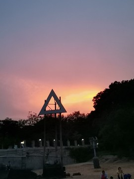 海邊晚霞