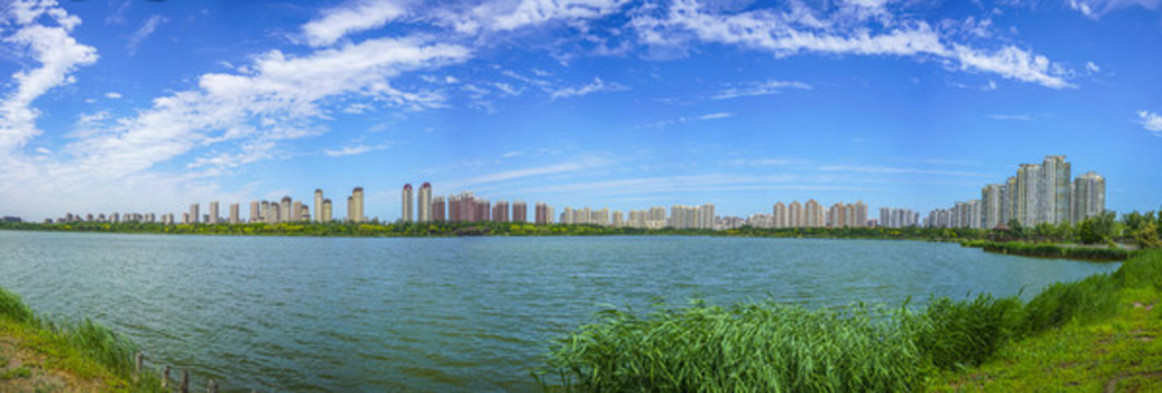 天津梅江公園全景