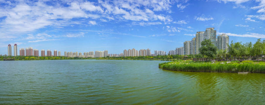 天津梅江公園全景