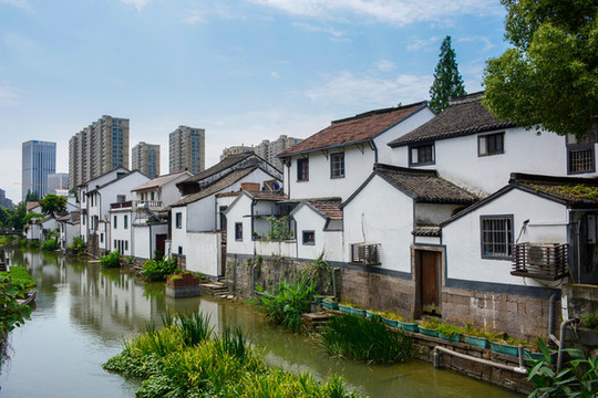 杭州市西興古鎮(zhèn)江南水鄉(xiāng)風情