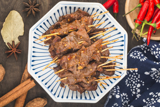 牙簽牛肉