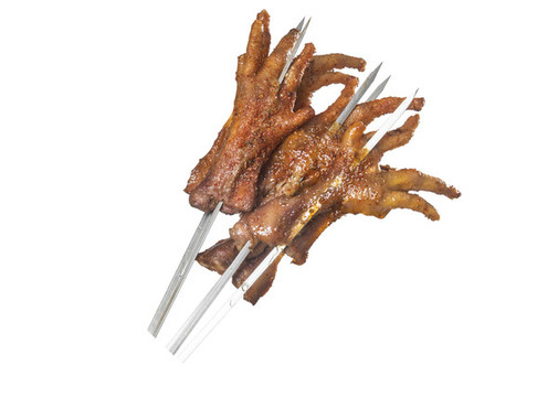 串在鐵簽子上的烤串