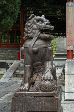晉祠唐園鐵獅子
