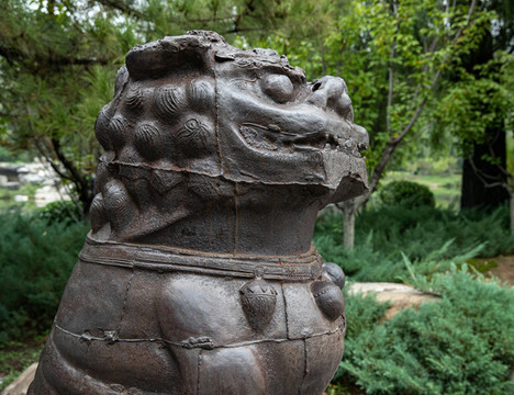 晉祠唐園鐵獅子