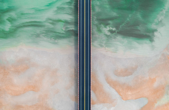 遼寧錦州市太和區(qū)白沙灣跨海大橋