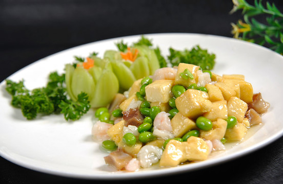 蝦仁炒豆腐