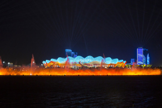 奧體中心夜景