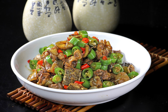 青椒炒甲魚