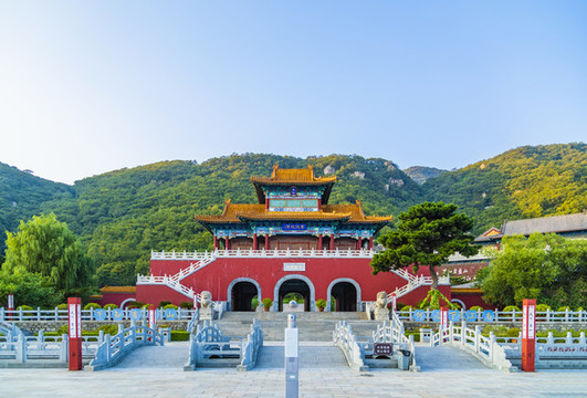 中國(guó)天津薊縣盤山風(fēng)景區(qū)風(fēng)光