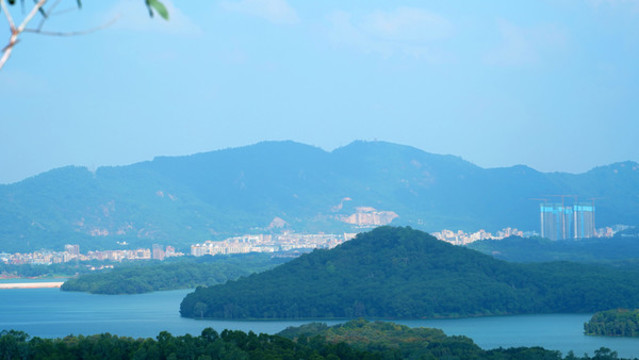 江山風(fēng)光深圳寶安鐵崗水庫(kù)