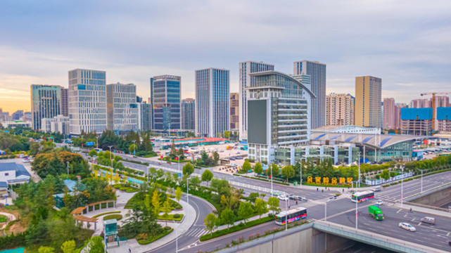 青島市嶗山區(qū)城市風(fēng)光