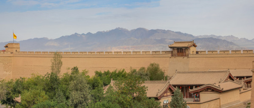 嘉峪關(guān)關(guān)城全景圖