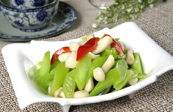 芥蘭白玉菇