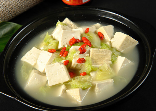 白菜燉豆腐