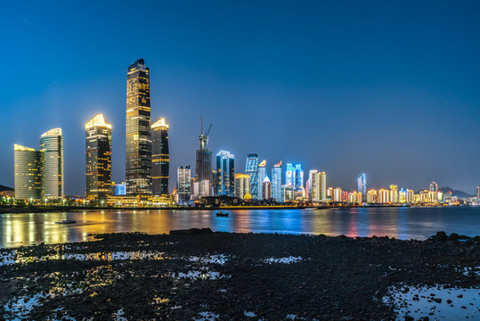 青島海岸線夜景