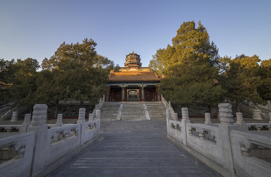 北京頤和園古建筑風光