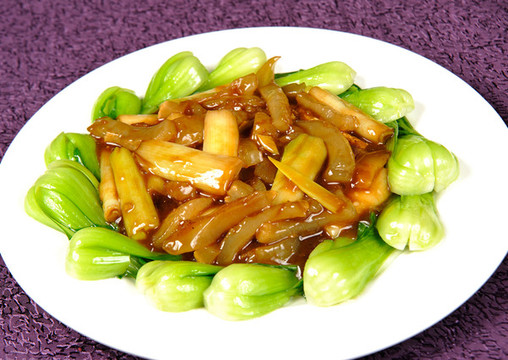蔥燒黃玉參