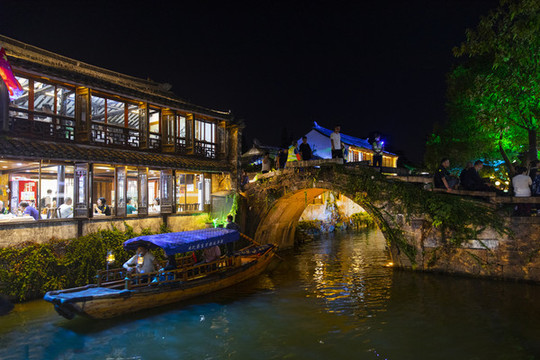 周莊夜景
