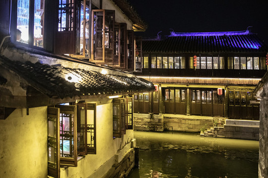周莊夜景