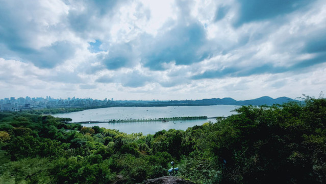 杭州西湖全景