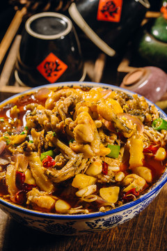香辣美味牛蛙