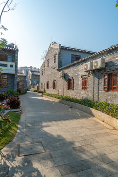 海南農(nóng)村傳統(tǒng)瓦屋建筑風(fēng)格