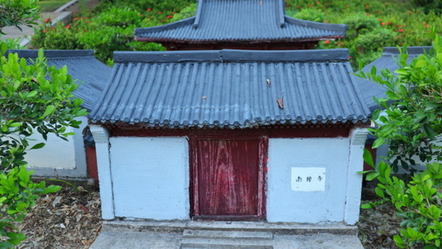 山西忻州南禪寺景點(diǎn)模型