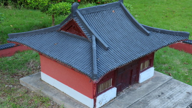 山西忻州南禪寺景點(diǎn)模型