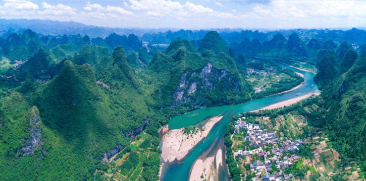 漓江精華風(fēng)光全景