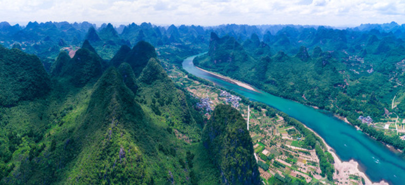 漓江精華風(fēng)光全景