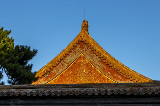 北京故宮的獨特建筑歇山頂