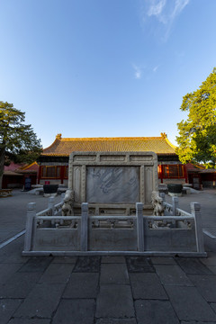 北京故宮景仁宮前石影壁