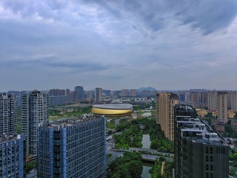杭州亞運(yùn)乒乓球館航拍