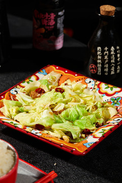 炒包菜