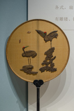 清代團(tuán)扇