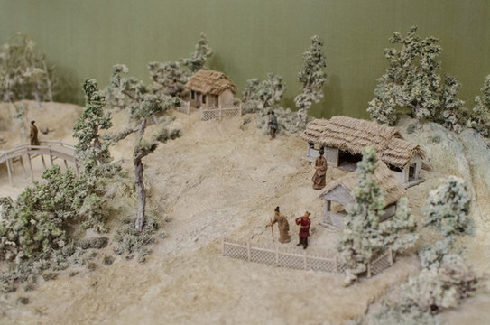 古代山水田園微縮景觀