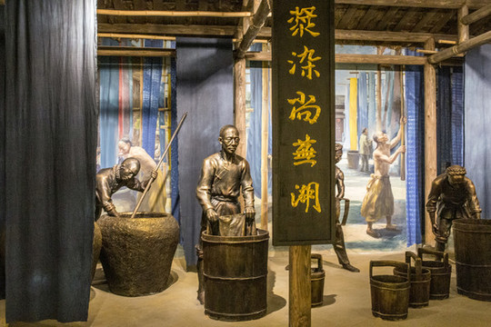 明代蕪湖漿染場(chǎng)景