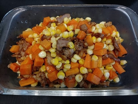 胡蘿卜炒玉米