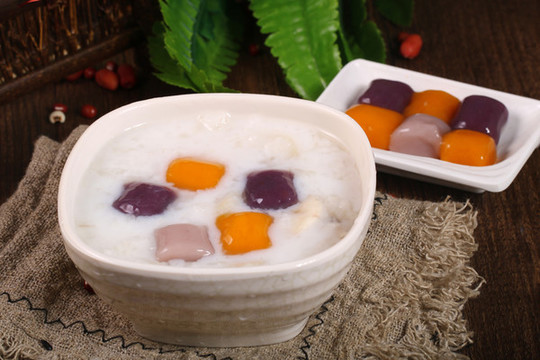芋圓牛奶粥